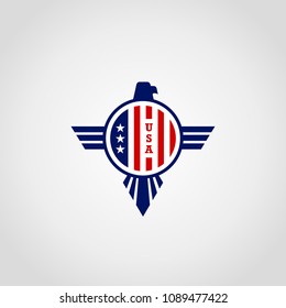 USA logo concept