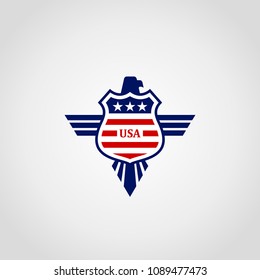 USA logo concept