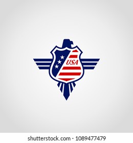 USA logo concept