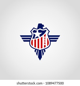 USA logo concept