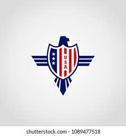 USA logo concept