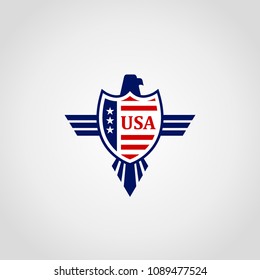 USA logo concept