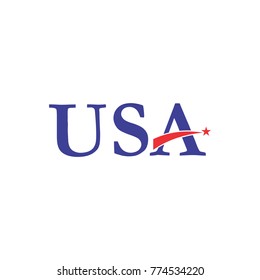 USA Logo Letter