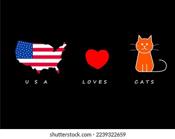 USA Loves Cats HD picture