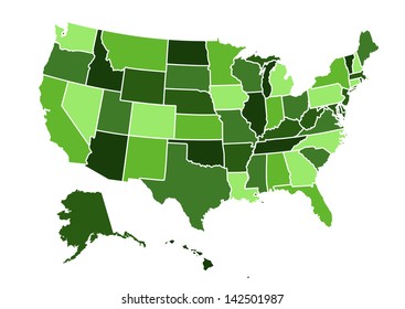 USA map