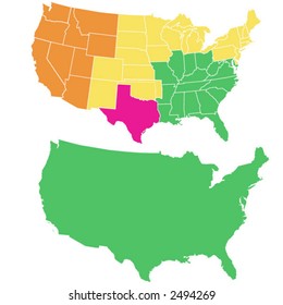 USA map