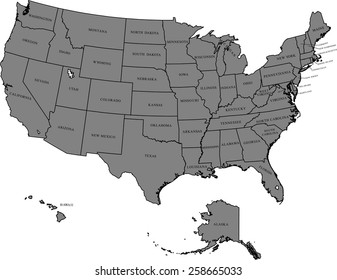 USA map