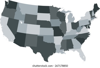 USA map