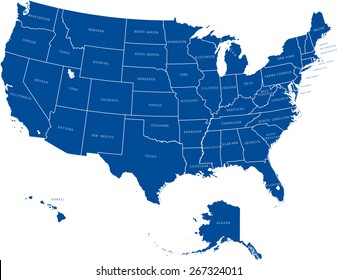 USA map