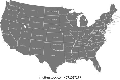 USA map