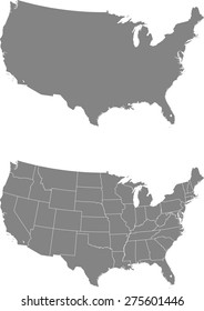 USA map