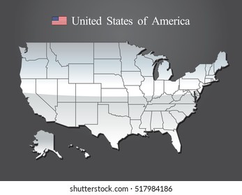 USA map