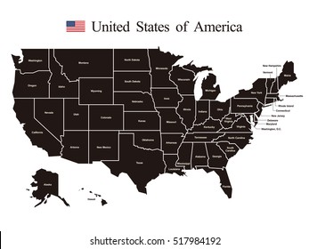 USA map