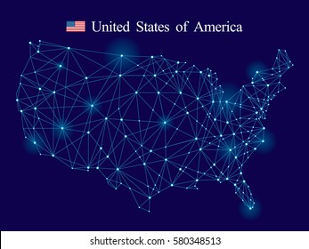 USA map