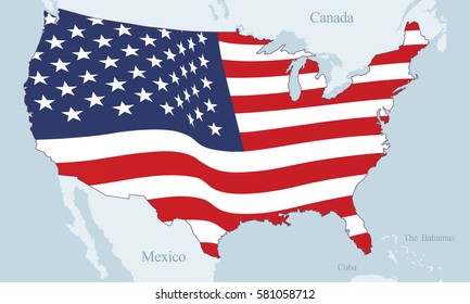 USA map