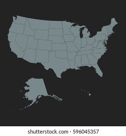 USA map