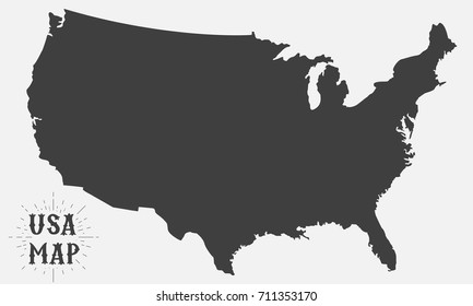 USA map. Background