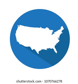 USA map icon