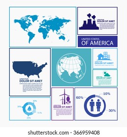 usa map infographic