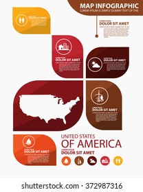 usa map infographic