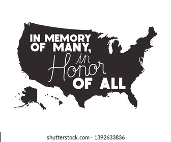 usa map of memorial day