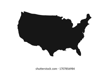 Usa Map States Vector Illustration Stock Vector (Royalty Free ...