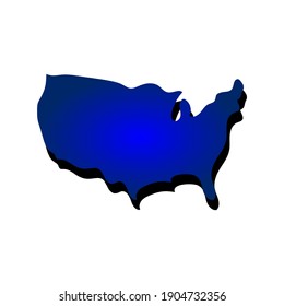 idea creativa del logotipo del vector de recorrido de usa