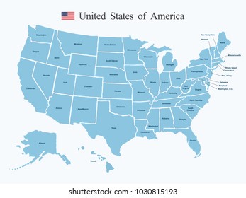 USA map vector