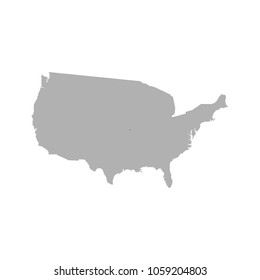 USA map vector