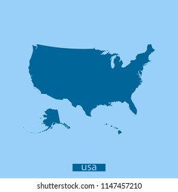 USA map vector