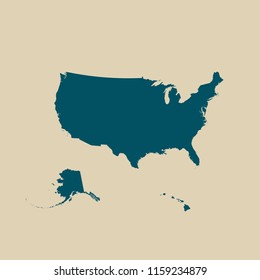 usa map vector