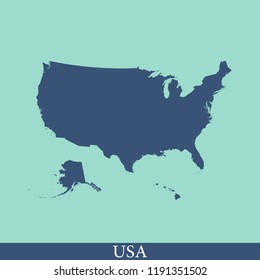 USA map vector