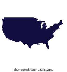 USA Map Vector