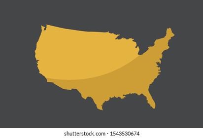 USA map vector illustration design