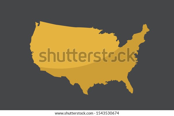 Usa Map Vector Illustration Design Stock Vector Royalty Free 1543530674 1794