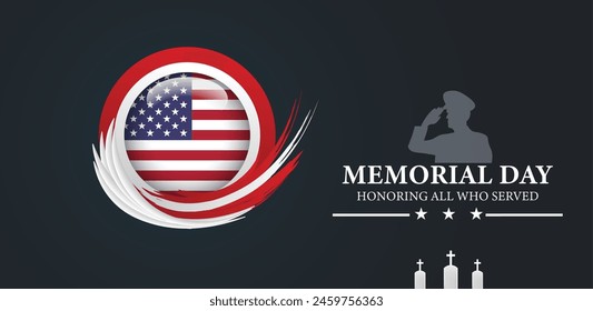 Afiche del Vector del Botón del Día de los Estados Unidos