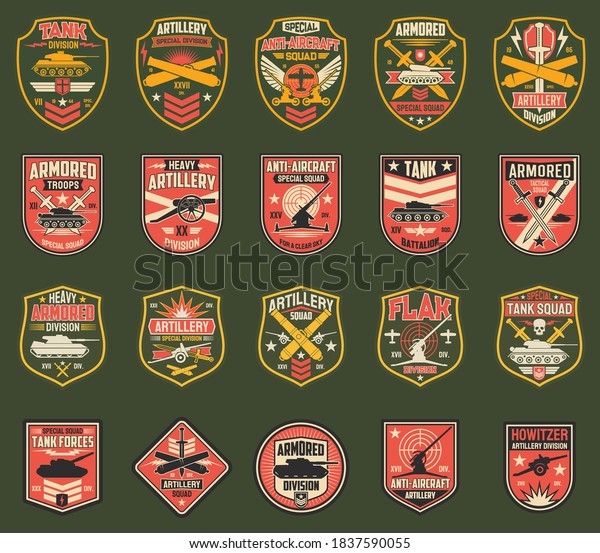 Usa Military Chevrons Vector Icons Stripes Stock Vector (Royalty Free ...