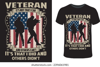 USA Military T shirt design, Veteran Graphic T shirt Design Vector. usa, T shirt, military, freedom, flag, army, memorial, Veteran T Shirt Design