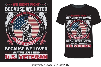 USA Military T shirt design, Veteran Graphic T shirt Design Vector. usa, T shirt, military, freedom, flag, army, memorial, Veteran T Shirt Design