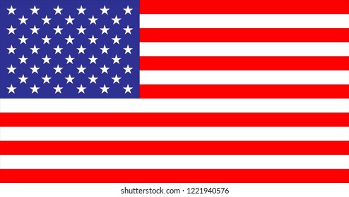 USA nationnal  Flag in the original size