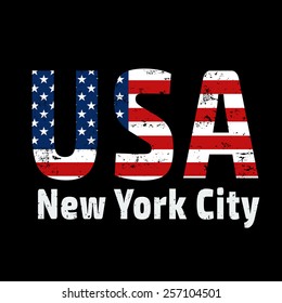 usa New York llustration, vectors, t-shirt graphics