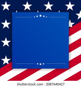USA patriotic background. Vector EPS10.