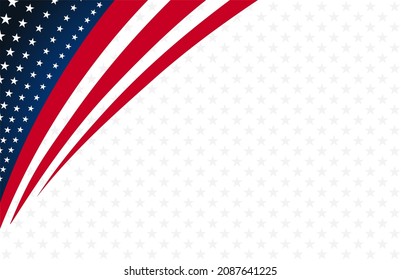 USA patriotic background. Vector EPS10.