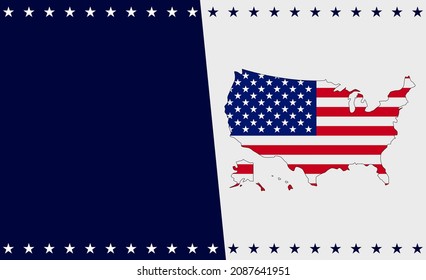 USA patriotic background. Vector EPS10.