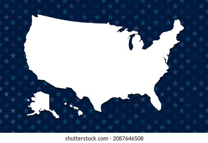 USA patriotic background. Vector EPS10.