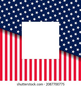 USA patriotic background. Vector EPS10.