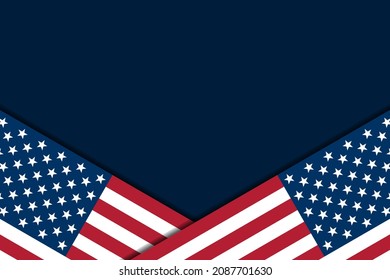 USA patriotic background. Vector EPS10.