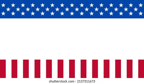 Antecedentes patrióticos en Estados Unidos. EPS10 vectores.