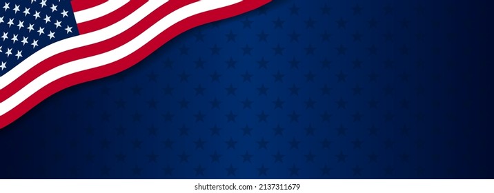 USA patriotic background. Vector EPS10.