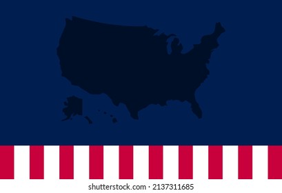 USA patriotic background. Vector EPS10.
